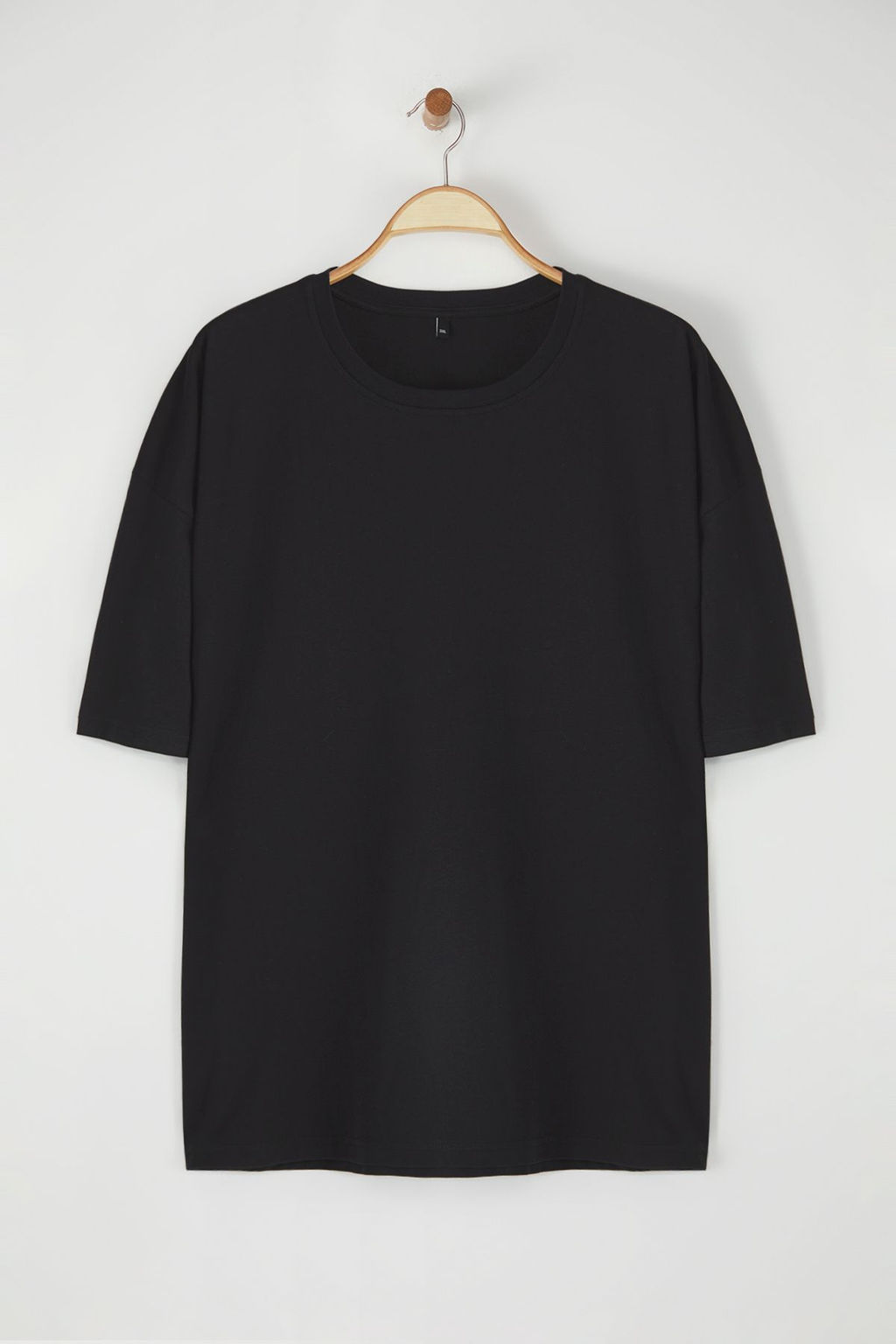 TRENDYOL MAN Siyah Buyuk Beden Oversize/Genis Kesim Hayvan Bask?l? %100 Pamuk T-Shirt TMNSS25BF00026 - Trendyolmilla фото 3