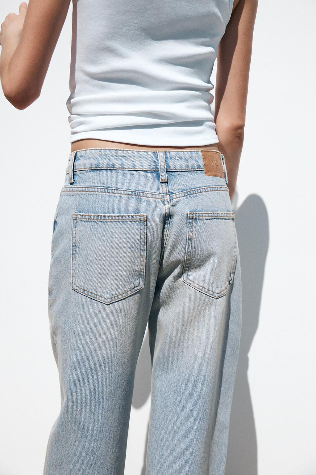 Z1975 STRAIGHT HIGH-WAIST FULL LENGTH JEANS - Zara фото 6