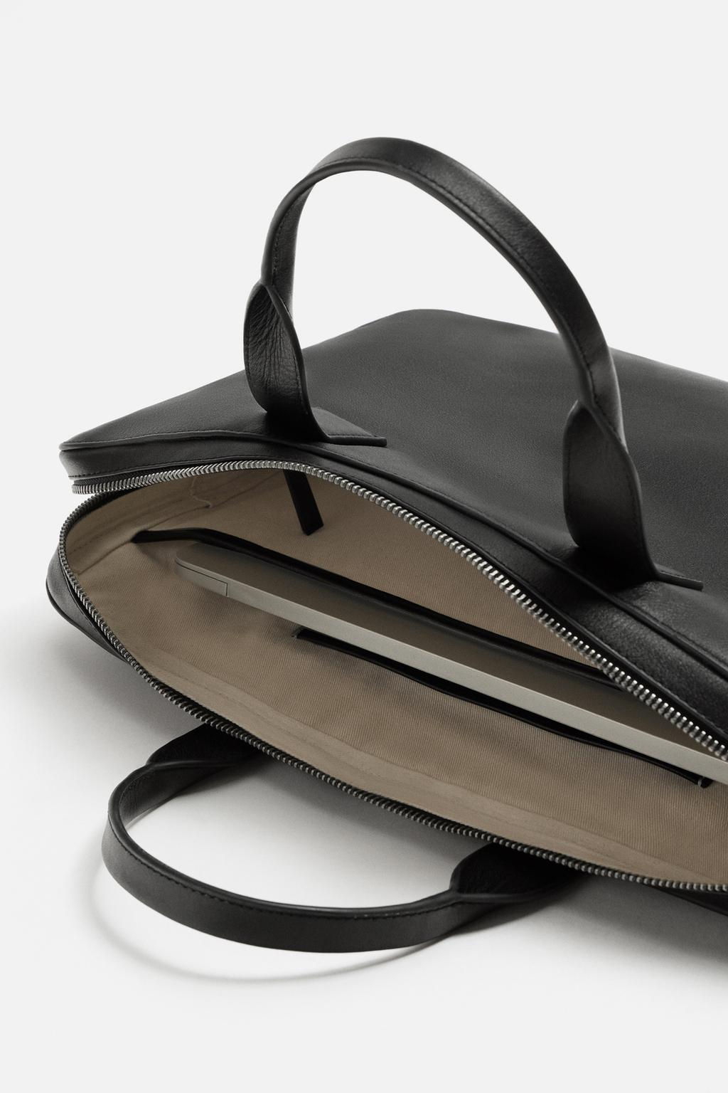 LEATHER BAG - Zara фото 5