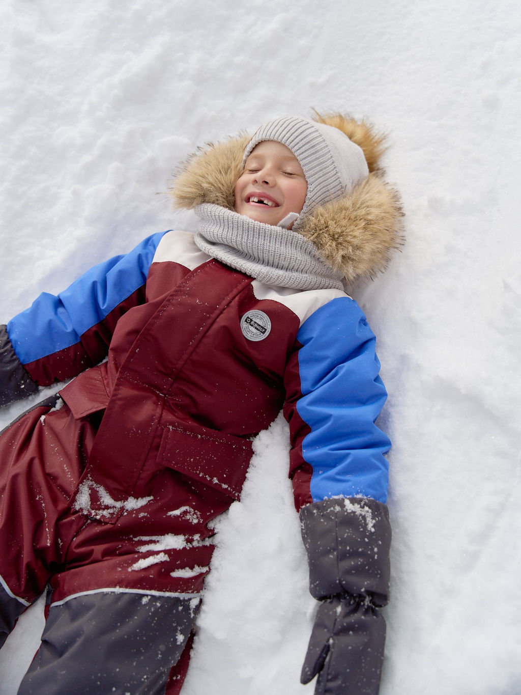 Комбинезон зимний с системой роста Гранат - Bungly фото 10