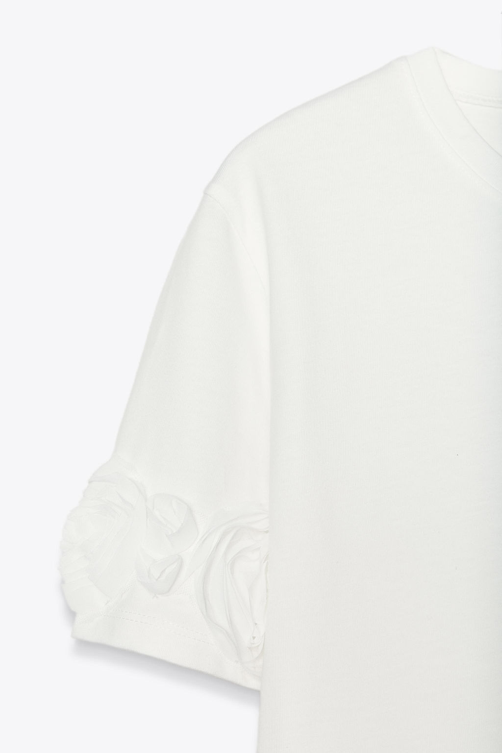 VOLUMINOUS FLORAL T-SHIRT - Zara фото 14