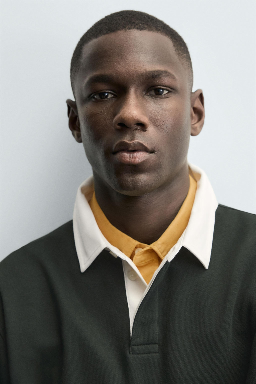 CONTRAST COLLAR POLO SWEATSHIRT - Zara фото 5