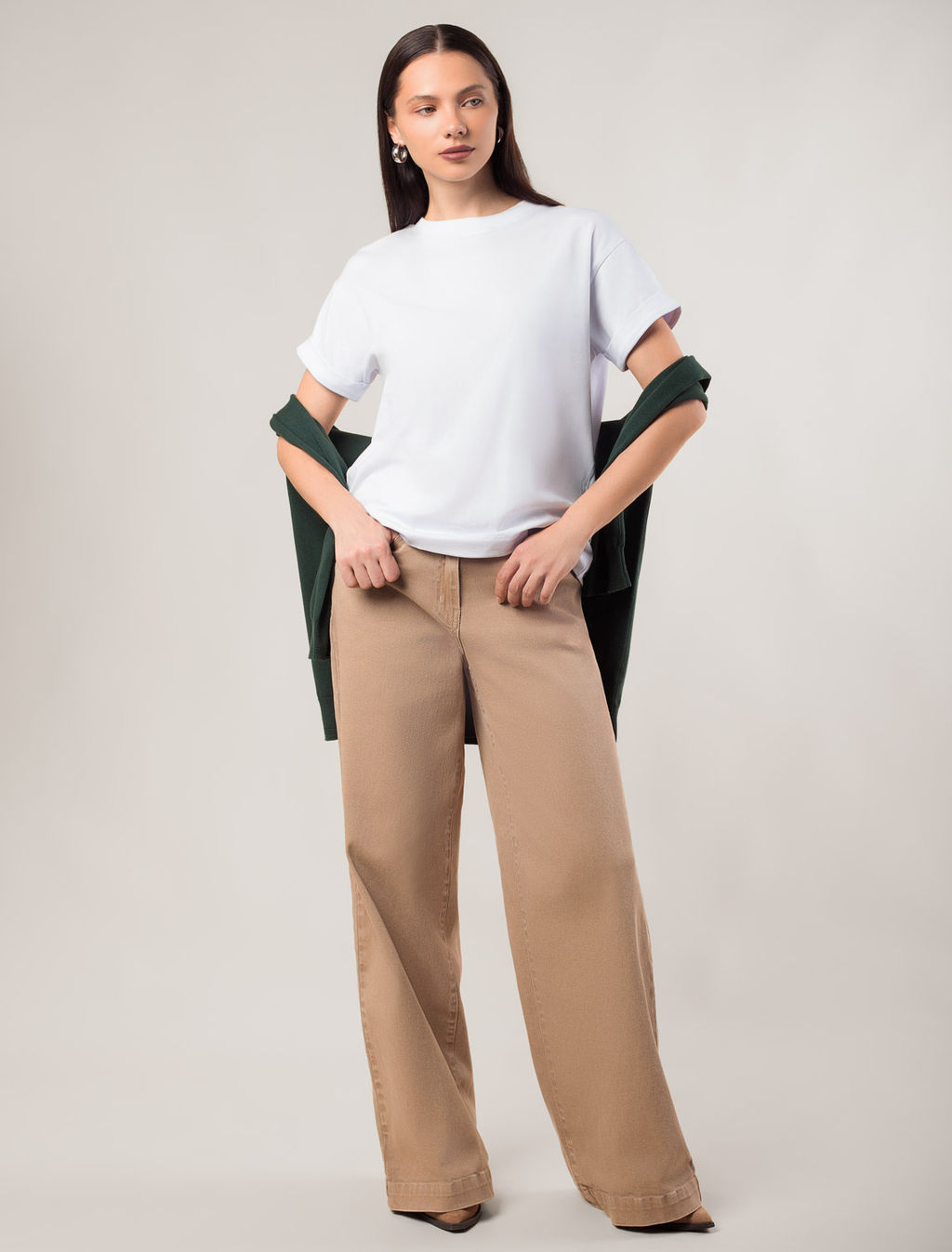 Футболка Vilatte белая  фото 5