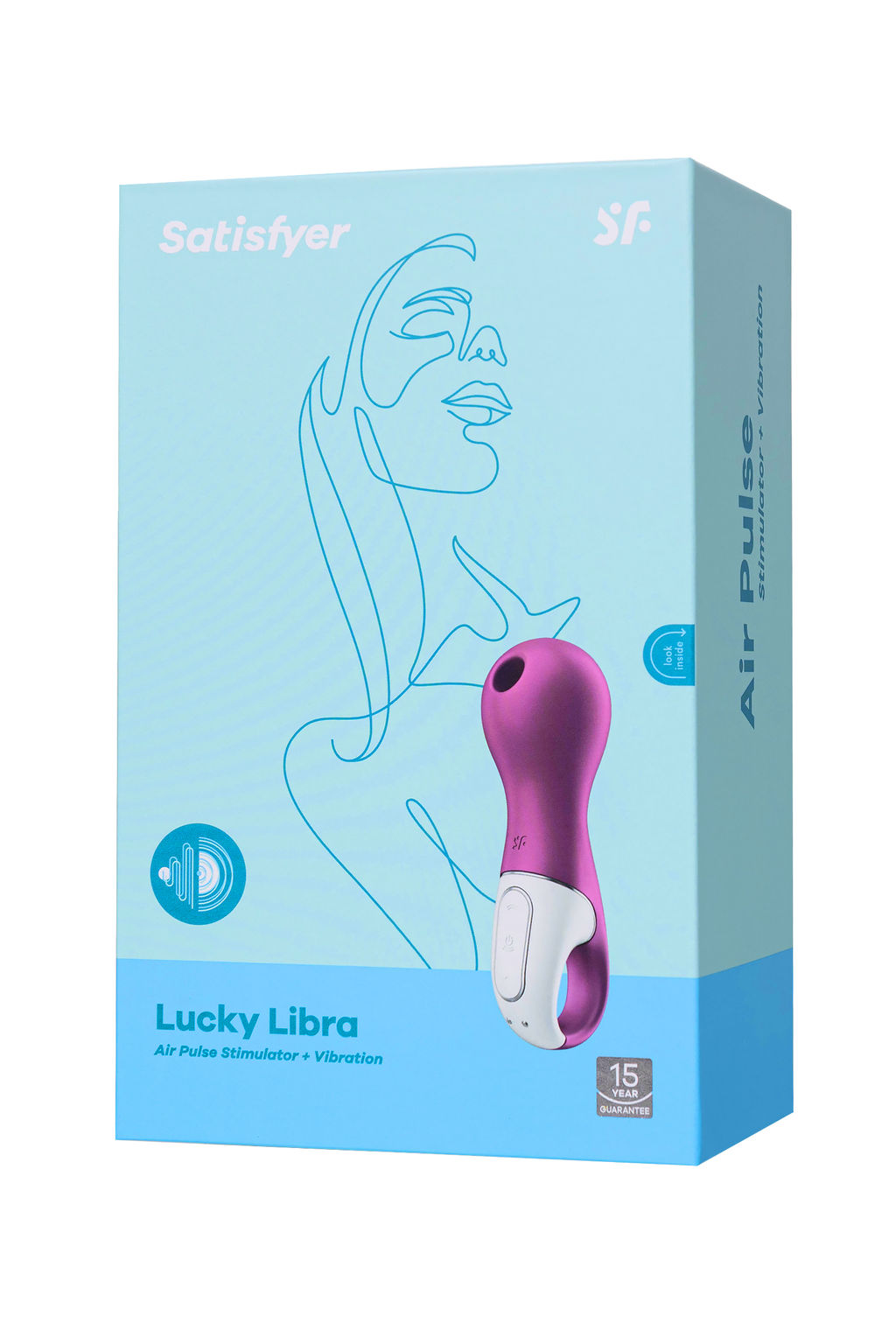 Вакуум-волновой бесконтактный стимулятор клитора Satisfyer Lucky Libra, силикон, красный, 15,7 см  фото 9