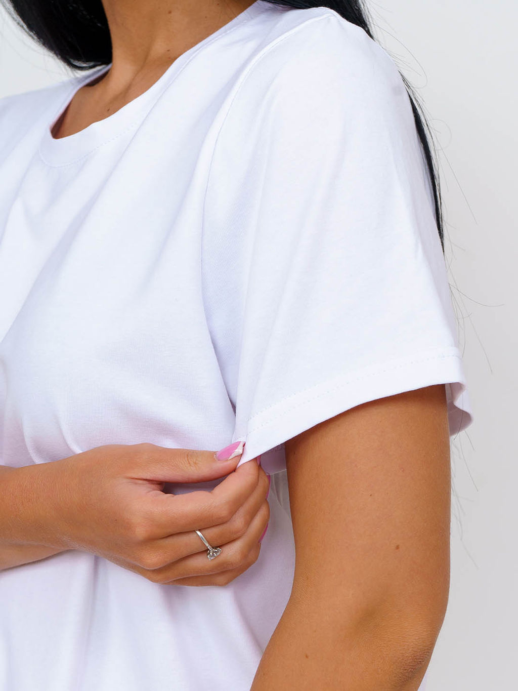 Футболка женская, цвет белый