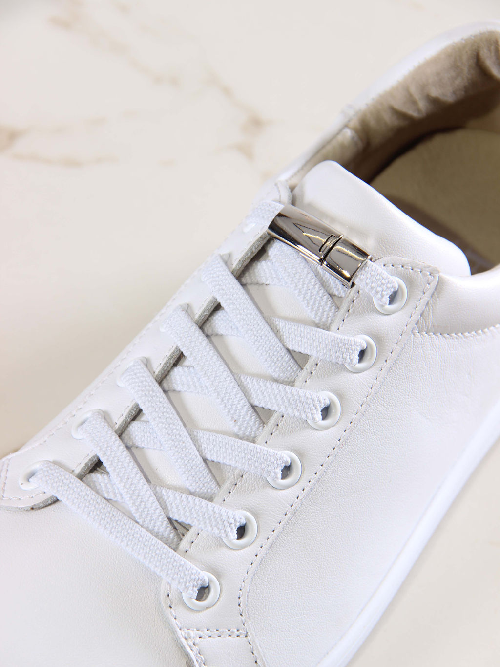 Кеды босоногие кожаные 189.астиw.Белый