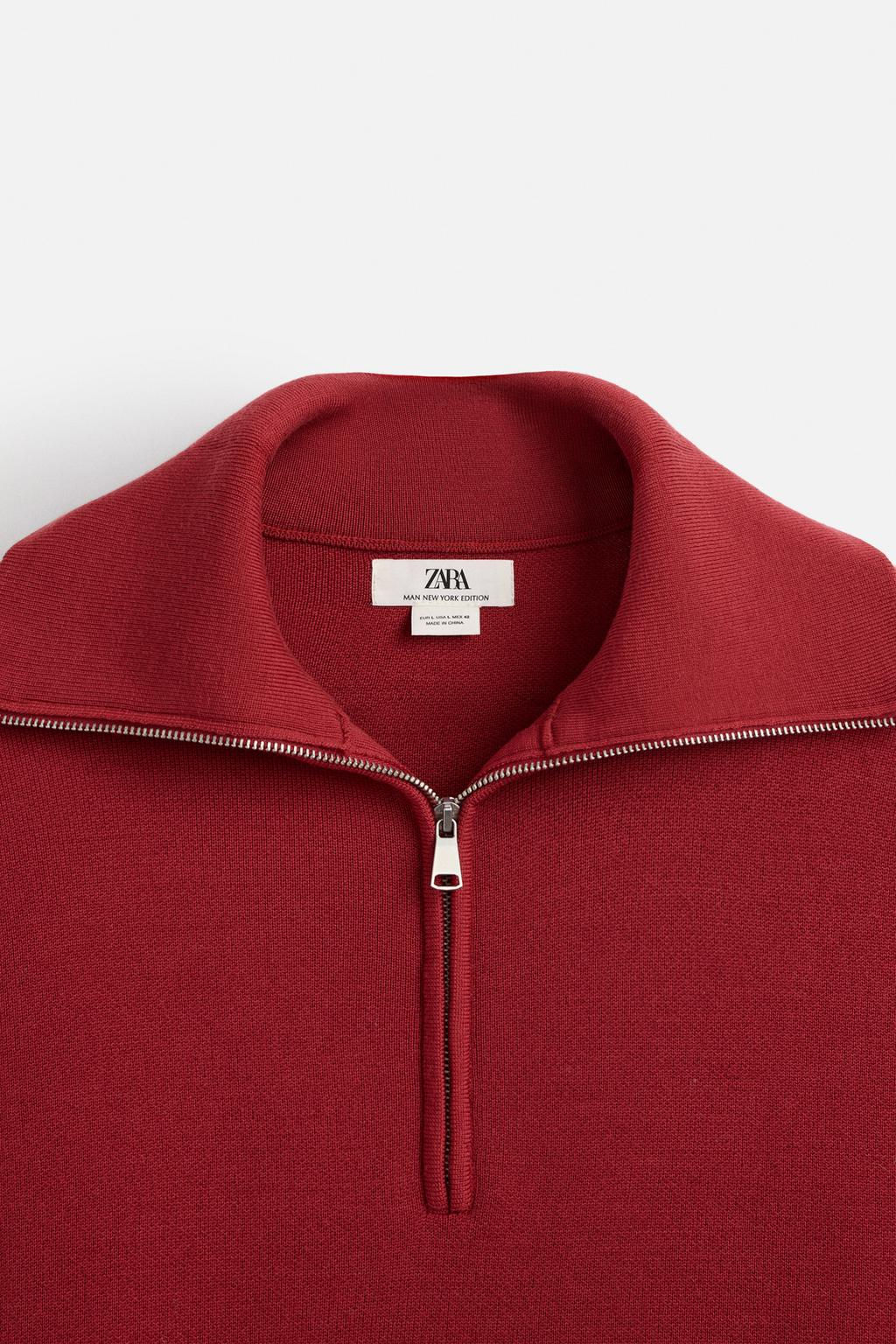 LIMITED EDITION ZIP NECK SWEATER - Zara фото 7