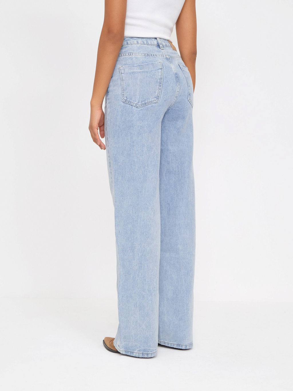 Широкие джинсы D241/viden - Emka фото 6