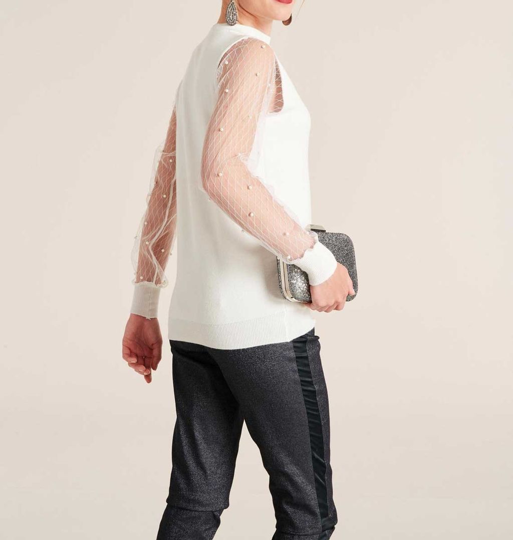 Пуловер, экрю - Heine фото 4