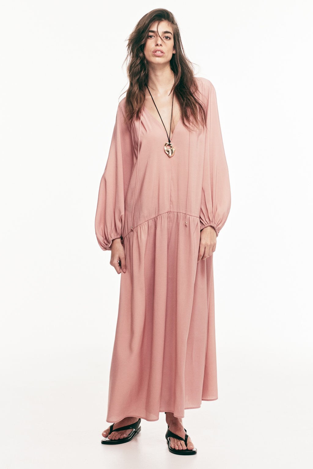 Vestido t?nica oversize - H&m фото 5