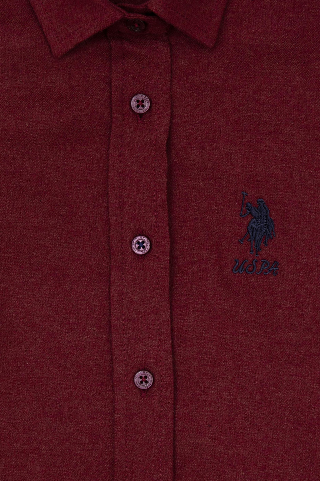 K_z _ocuk Bordo Uzun Kollu Basic G_mlek - U.s. polo assn фото 3