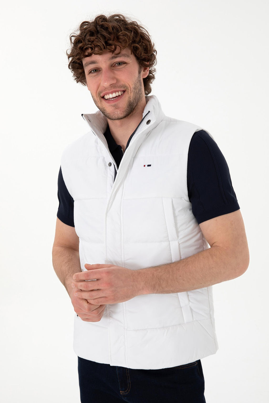 Erkek Beyaz Yelek Sepette S_rpriz _ndirim - U.s. polo assn фото 3