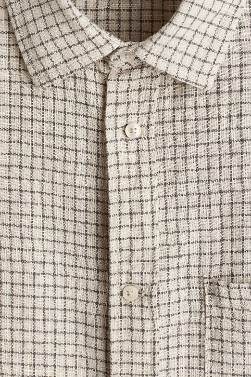 Camisa en mezcla de lino Oversized Fit - H&m фото 8