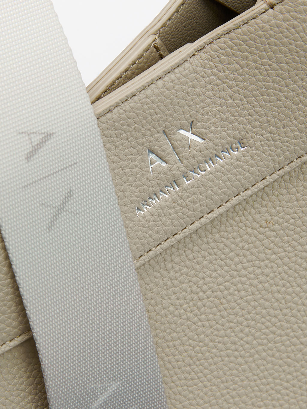 Женский тоут ARMANI EXCHANGE WAVE Артикул 4081512, серо-бежевый  фото 6