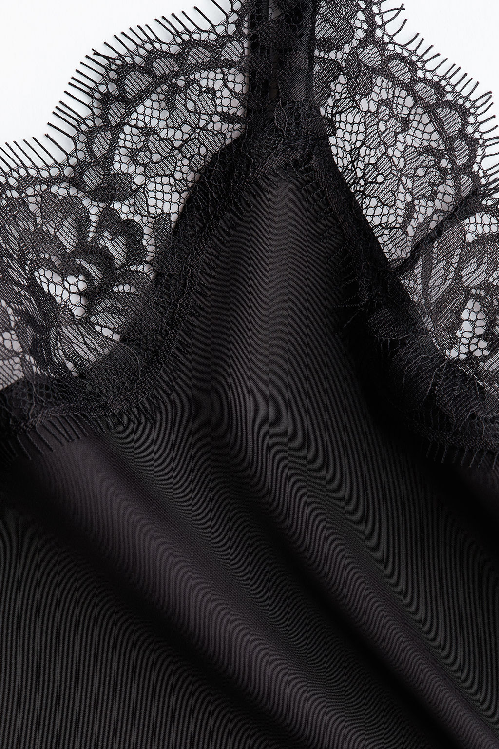 Top de tirantes con ribete de encaje - H&m фото 3