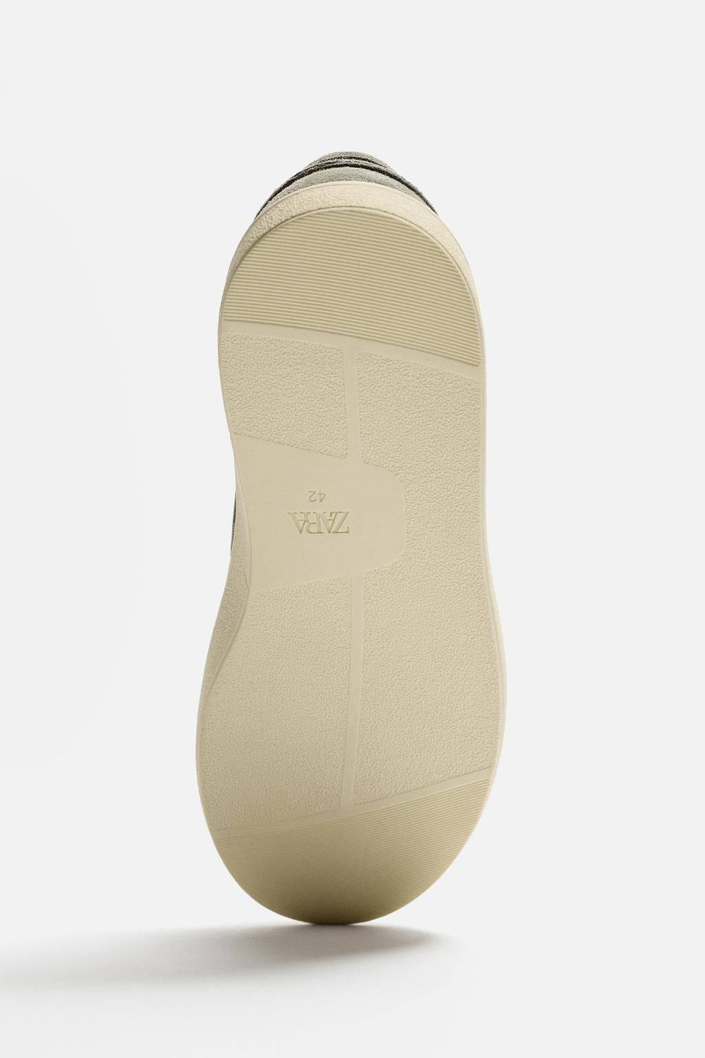 CASUAL LEATHER DECK SHOES - Zara фото 12