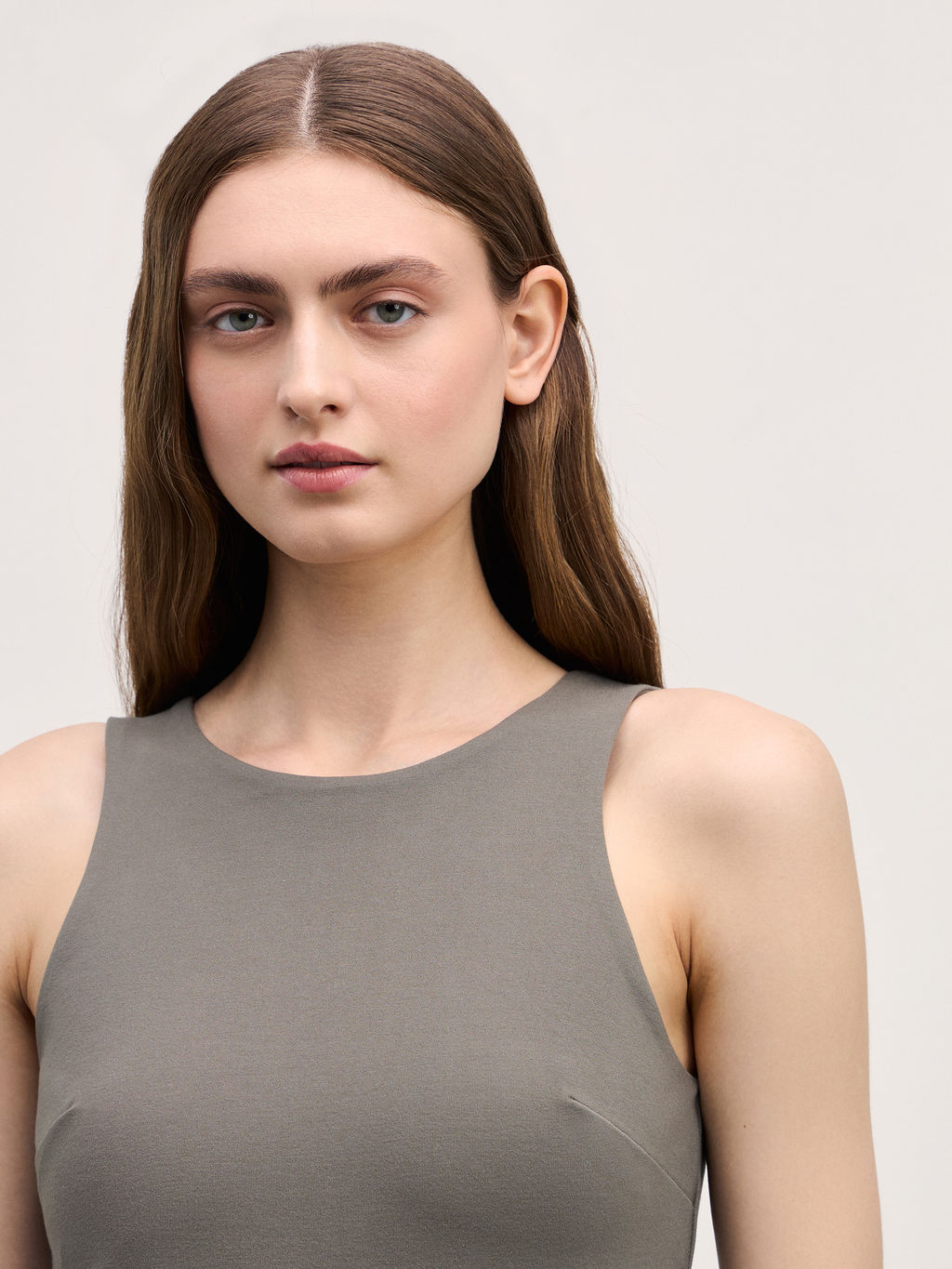 Платье миди из вискозы с разрезом / Zarina  фото 5