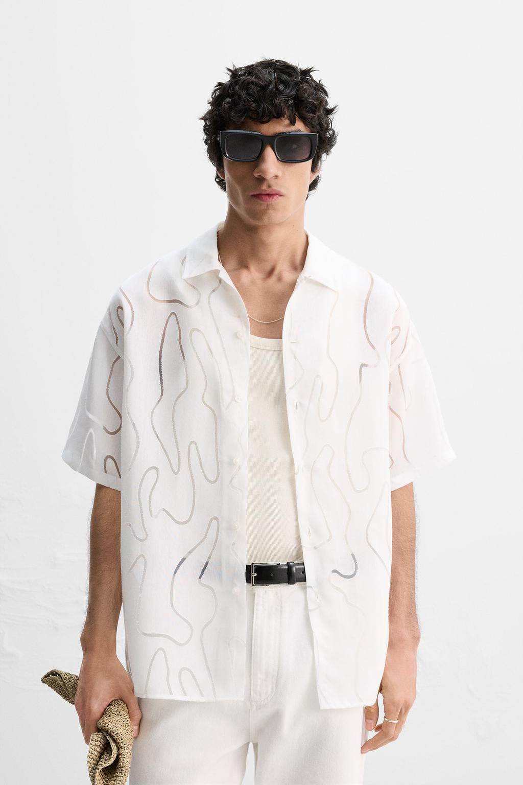 ABSTRACT JACQUARD SHIRT - Zara фото 2
