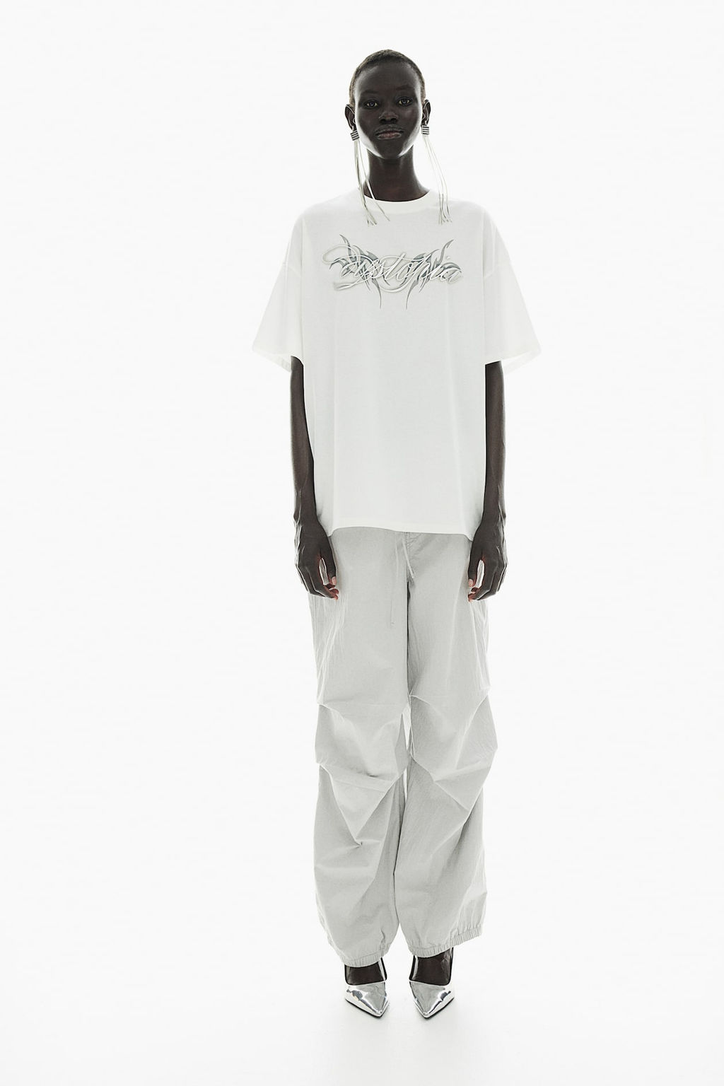 Camiseta oversize con motivo - H&m фото 2