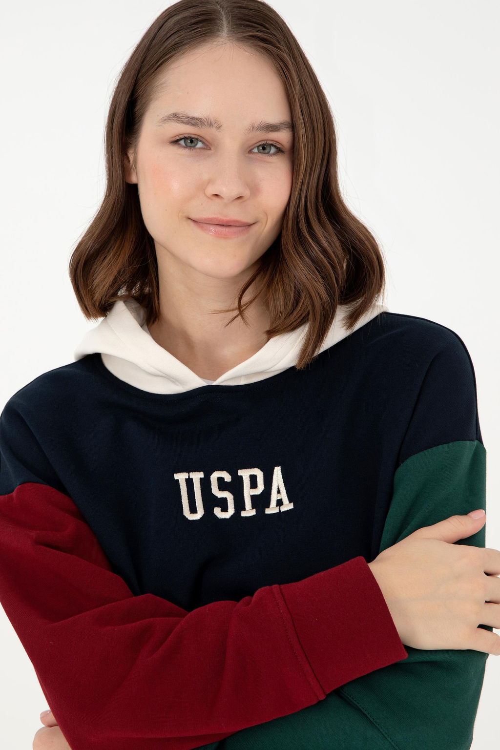 Женский темно-синий свитшот Неожиданная скидка в корзине - U.s. polo assn фото 2