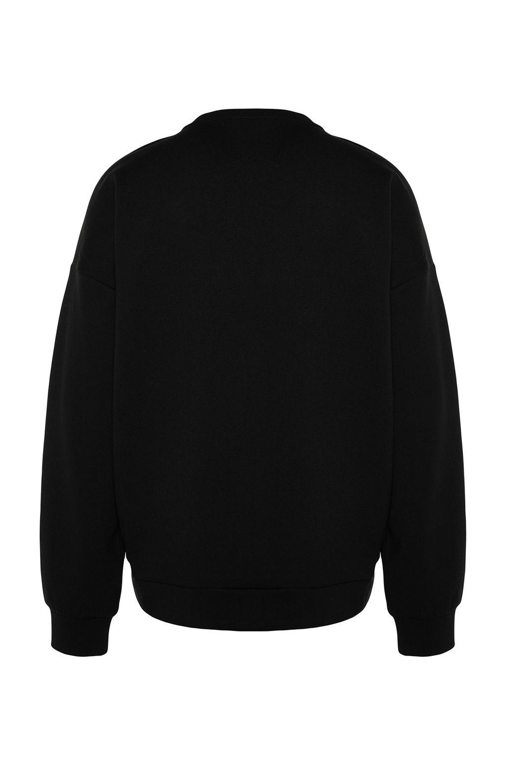 TRENDYOL MAN Limited Edition Siyah Oversize/Genis Kesim Designer Nak?sl? Ici Polarl? Sweatshirt TMNAW24SW00134 - Trendyolmilla фото 8