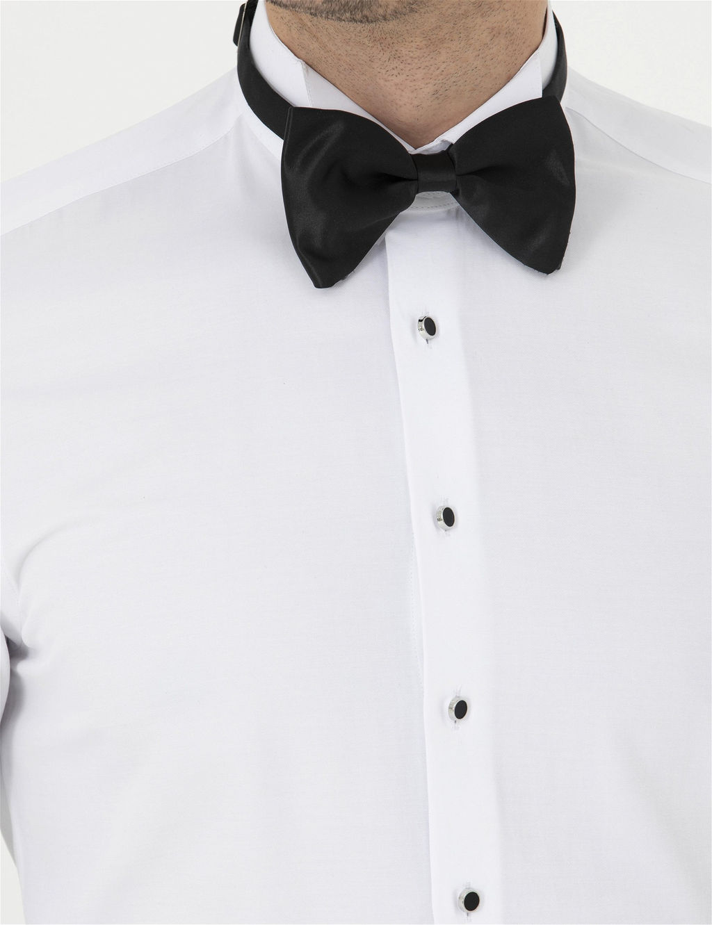 Beyaz Slim Fit Smokin G_mlek