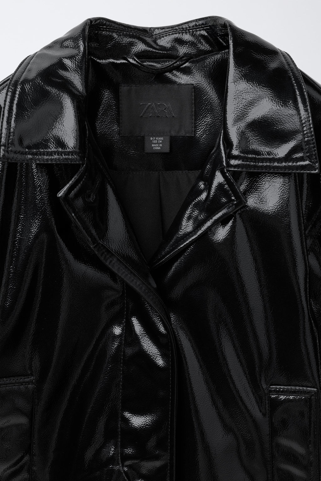 LEATHER EFFECT JACKET - Zara фото 7