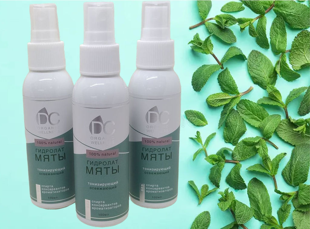 Цена за 2 шт. Гидролат Мяты (100 мл) - Dolphin coco фото 6
