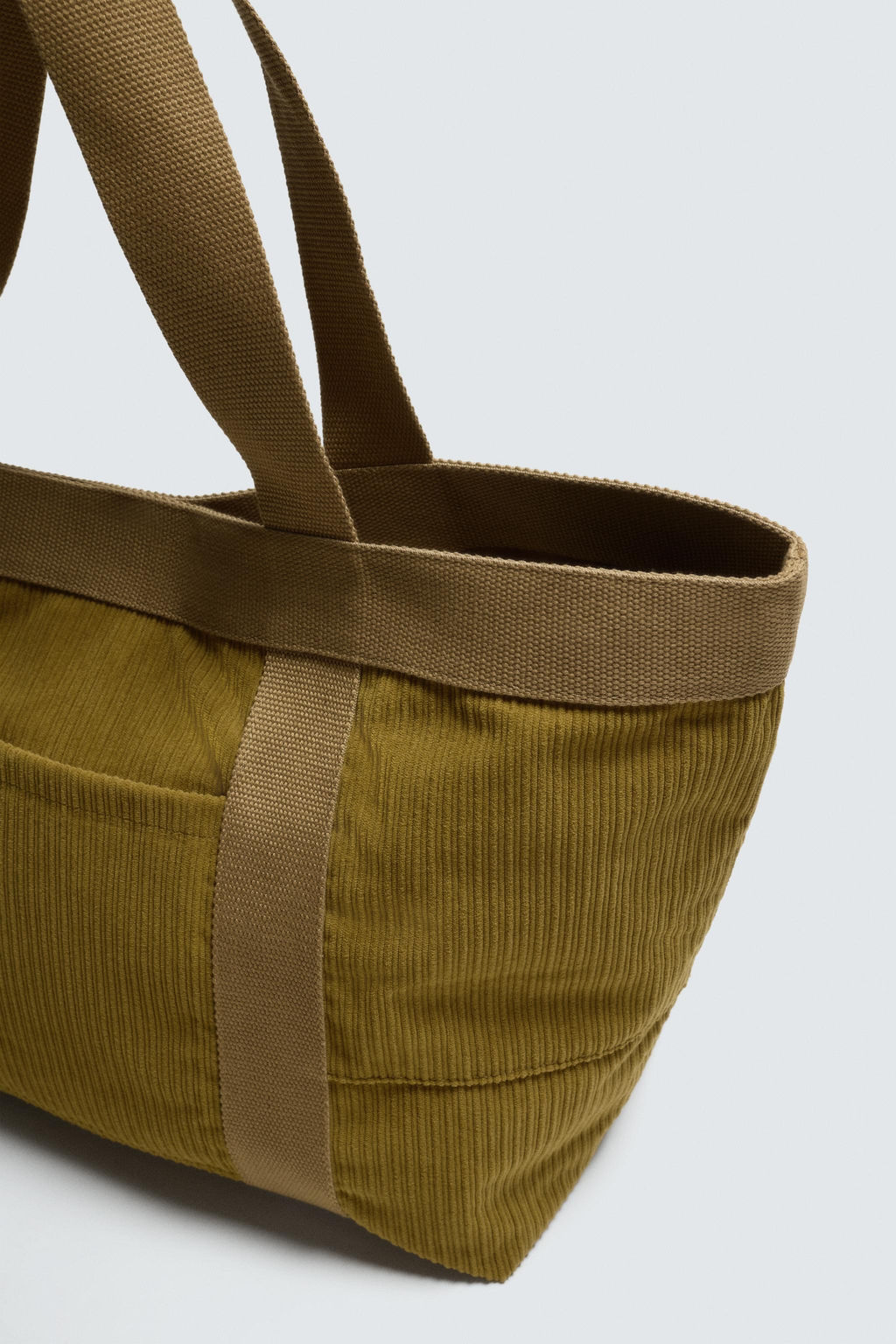 CORDUROY EFFECT TOTE BAG - Zara фото 4