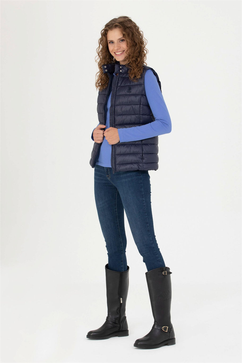 U. S. Polo Assn Женский темно-синий жилет - U.s. polo assn фото 4