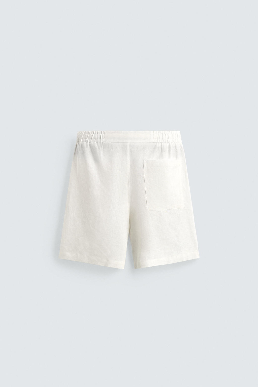BERMUDA RELAXED FIT 100% LINO / Blanco - Zara фото 7