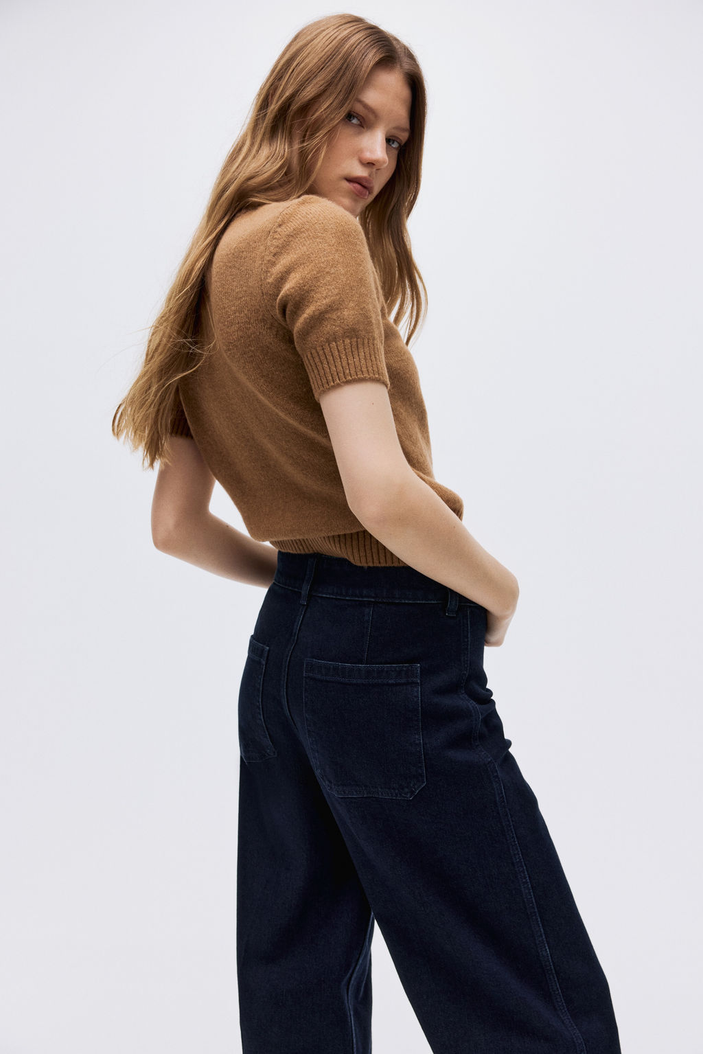 Wide High Ankle Jeans - H&m фото 8