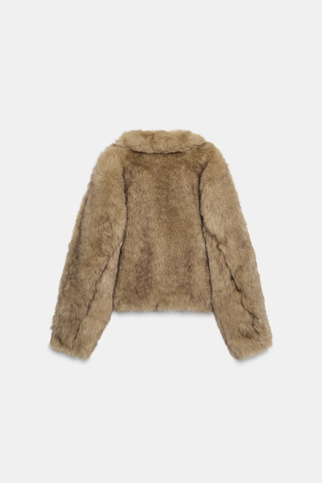 SHORT FAUX FUR COAT - Zara фото 6