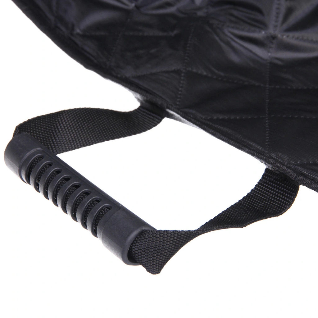 Автогамак для перевозки животных "Место Бро", цвет черный, влагозащ. ткань, ремень для крепл. к ошейнику, 133*140см