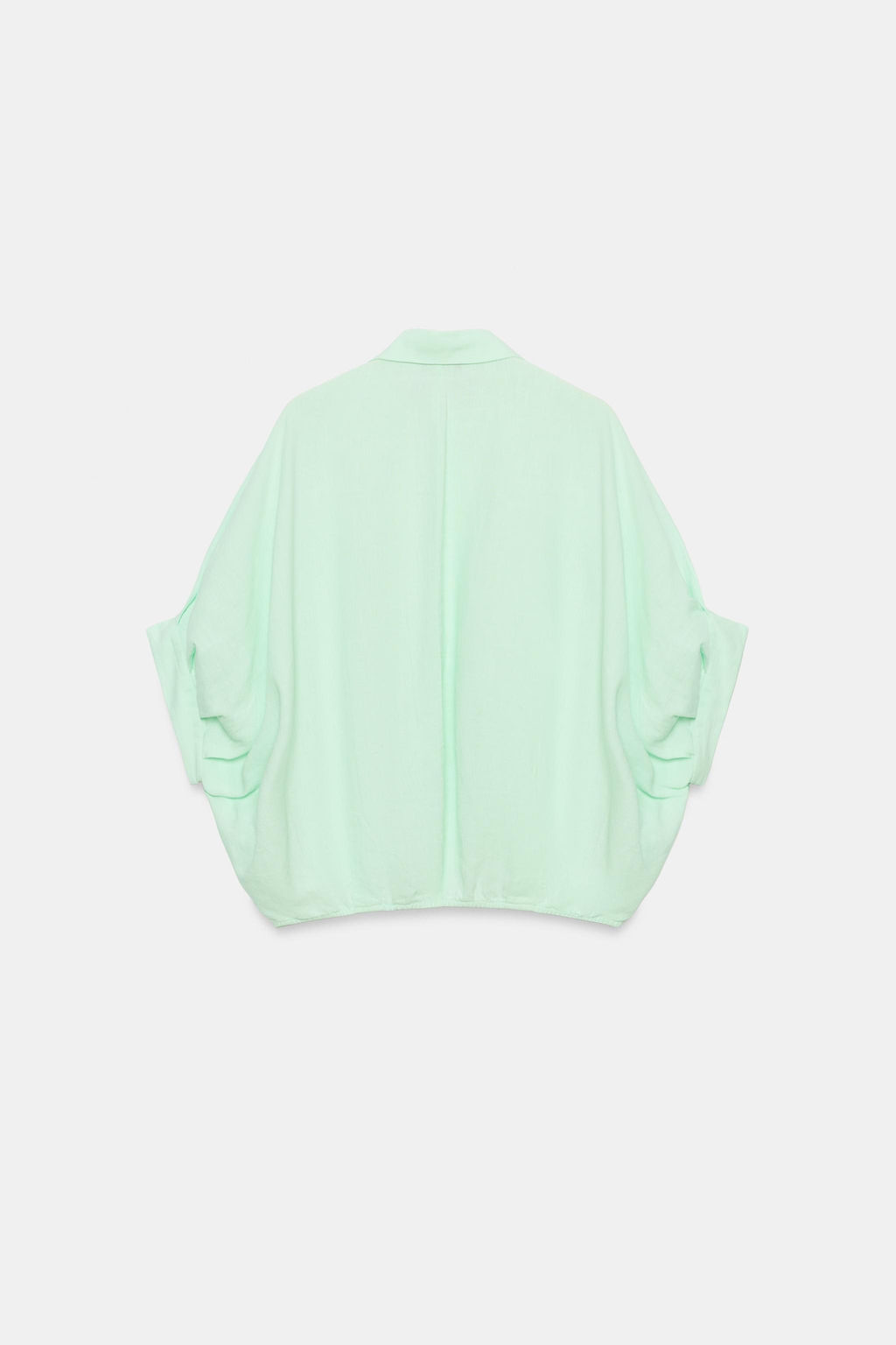 CAMISA GLOBO / Menta - Zara фото 7