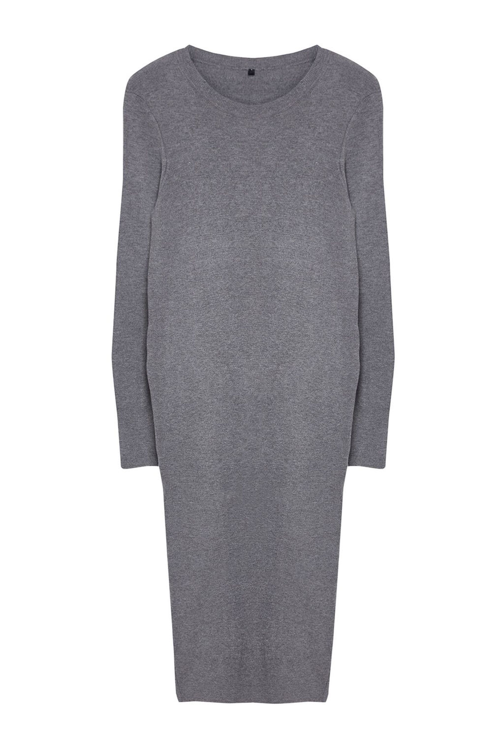 Antrasit Maxi Triko Premium Iplik/Ozel Iplik Elbise TWOAW24EL00100