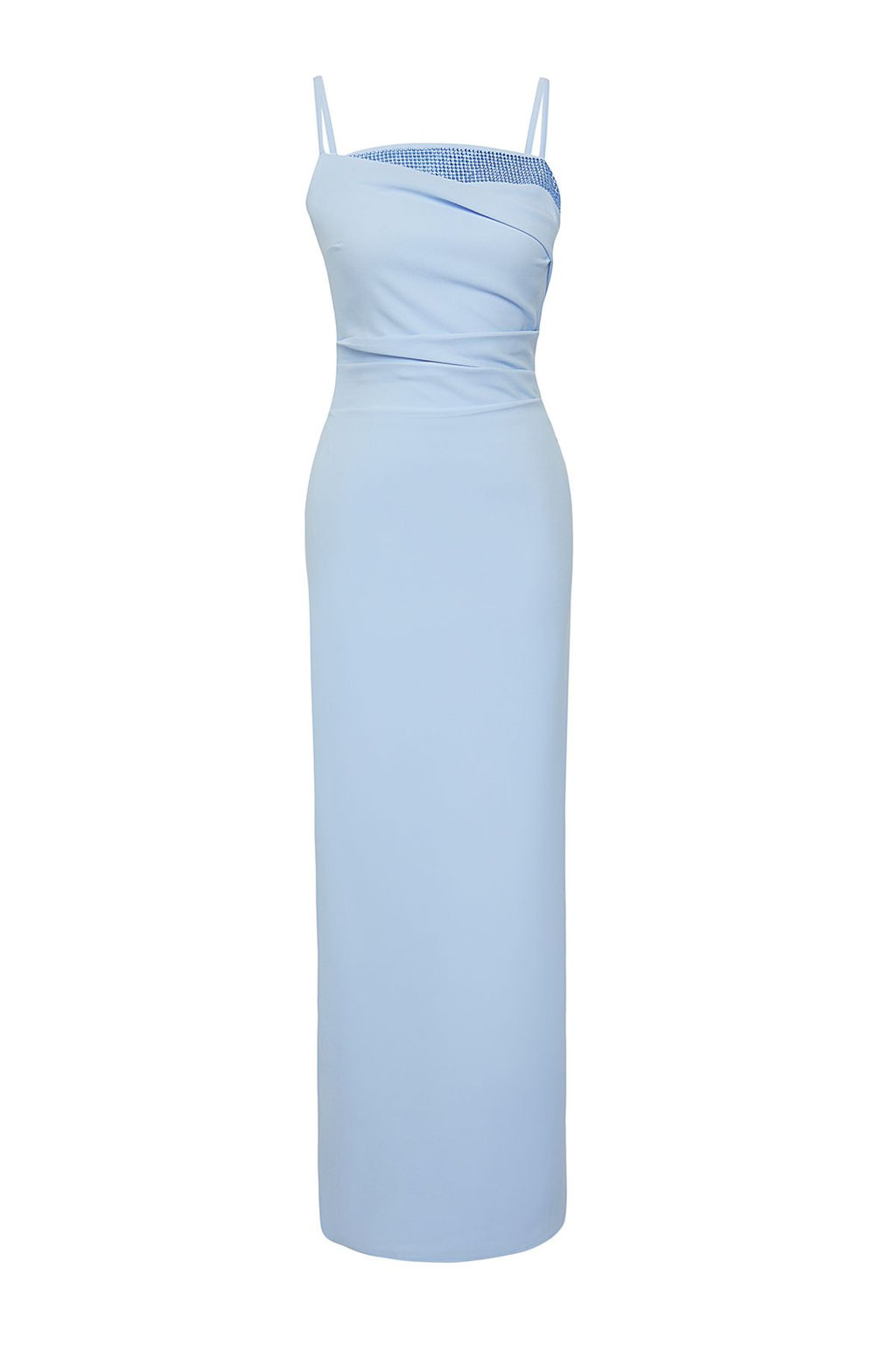 TRENDYOLMILLA Siyah Tas Bask? Dokuma Uzun S?k Abiye & Mezuniyet Elbise TPRSS25AE00171 фото 9