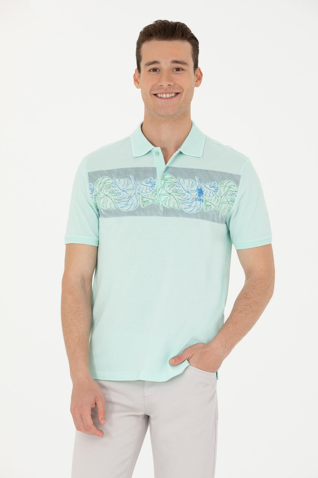 Мужская футболка с воротником-поло Nil Неожиданная скидка в корзине - U.s. polo assn фото 8