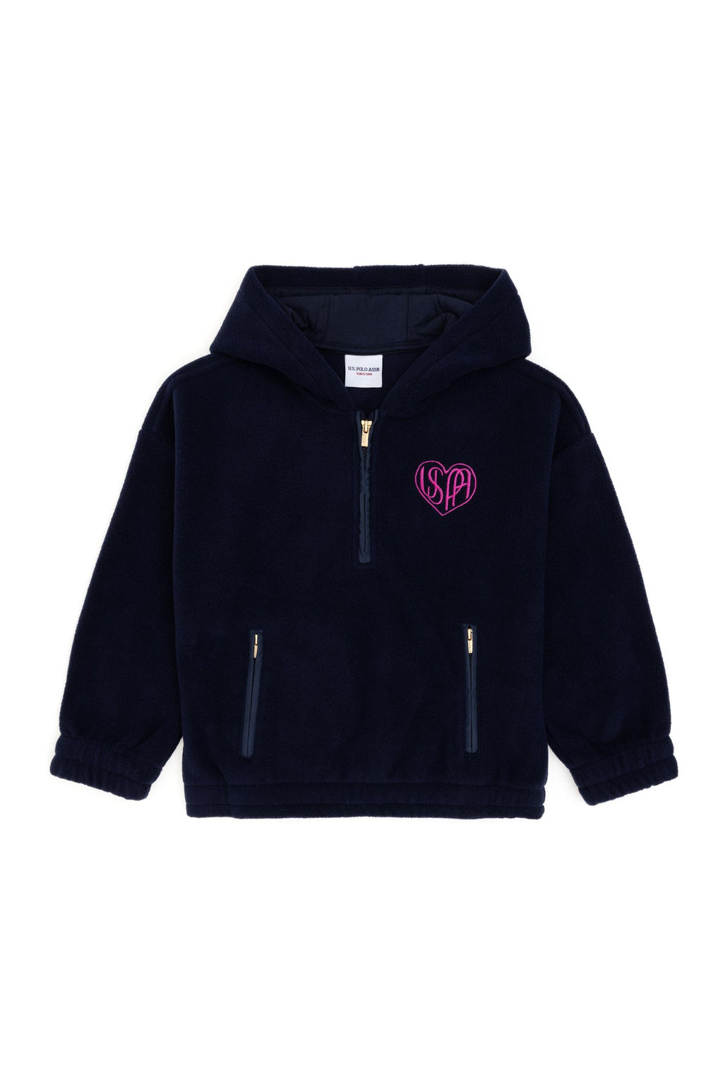 Темно-синий свитшот для девочки Неожиданная скидка в корзине - U.s. polo assn фото 3