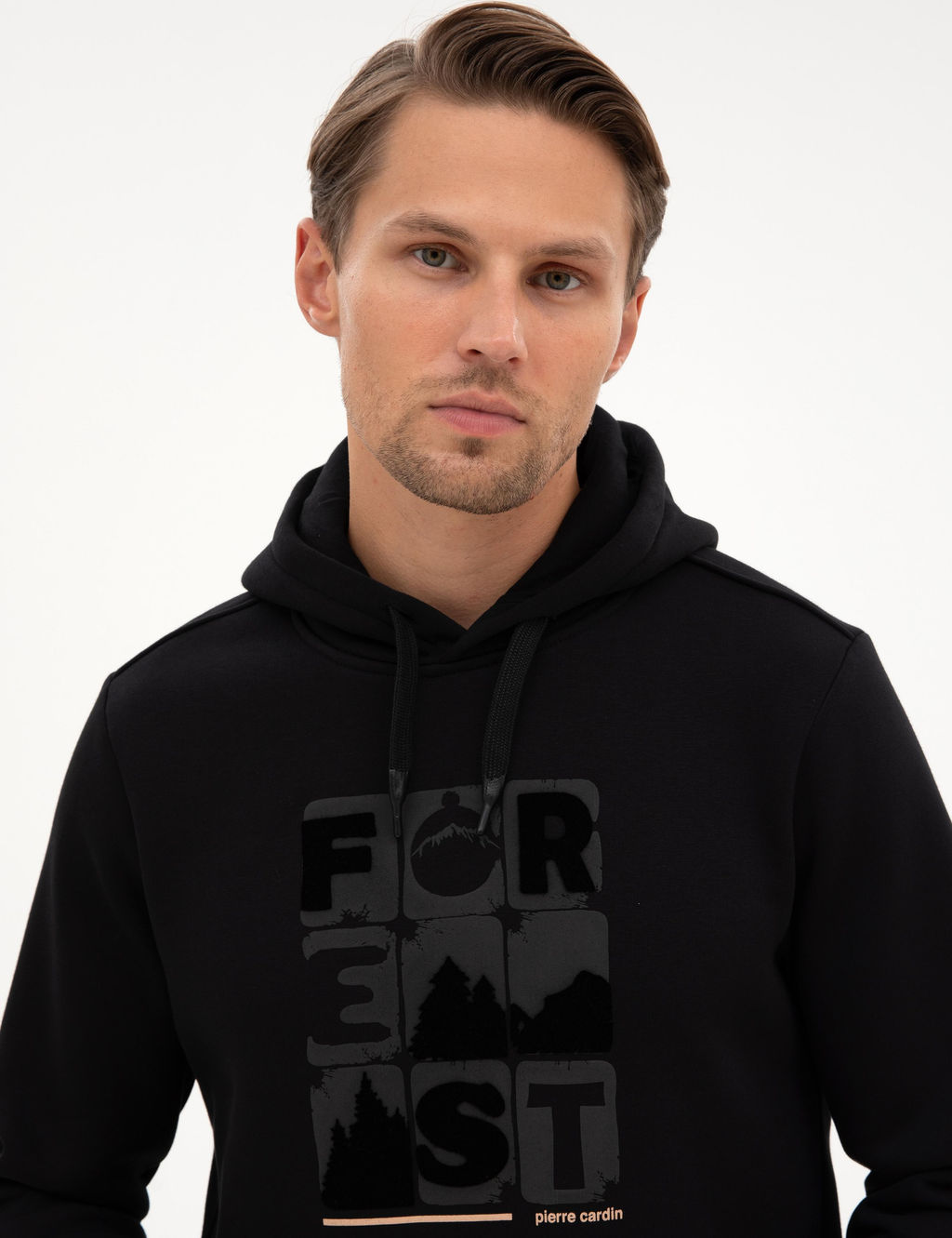 Siyah Regular Fit Sweatshirt - Pierre cardin фото 2