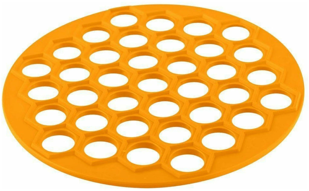 Пельменница 37 ячеек. Диаметр 25,5 см. (пластм.) ассорти 76.56 /МультиДом/  фото 3