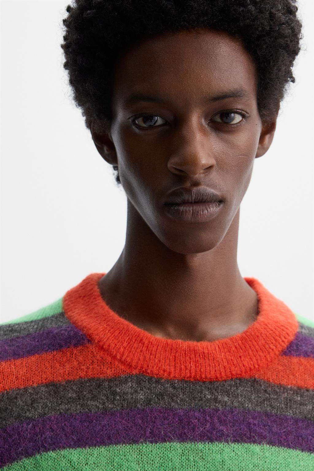 STRIPED SWEATER X HARRY LAMBERT - Zara фото 5