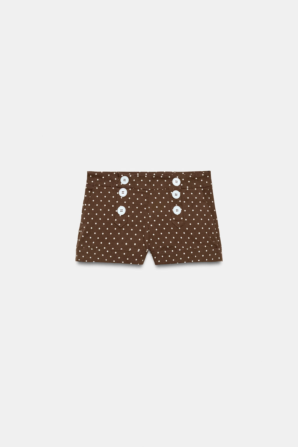SHORTS MINI LUNARES / marron/blanco - Zara фото 3