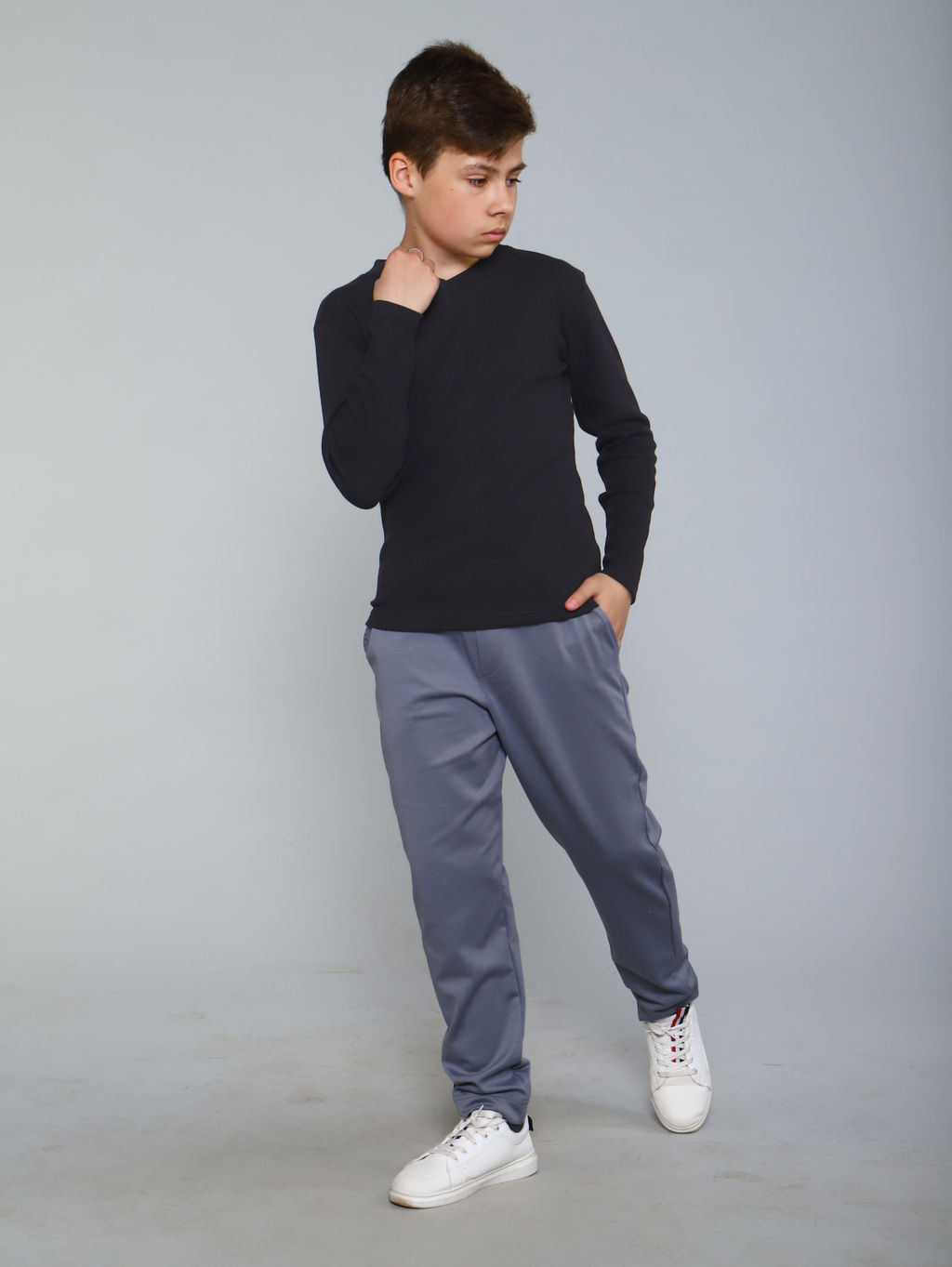 Брюки Высота черный - Ладошки фото 36