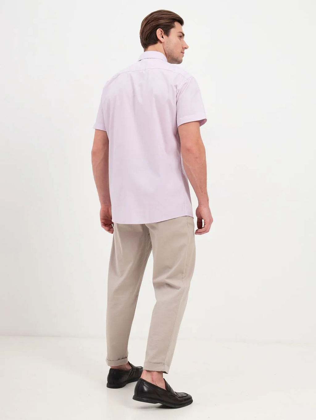 Сорочка мужская короткий рукав GREG 710/209/LIL/Z_V