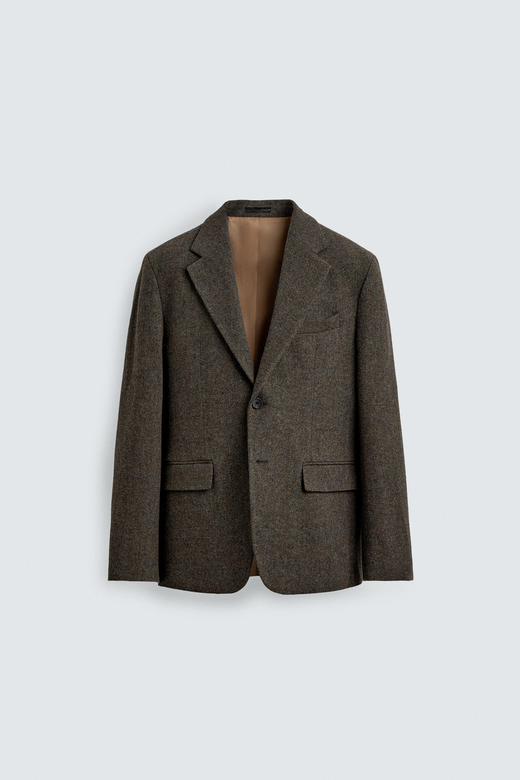 100% WOOL TEXTURED BLAZER - Zara фото 7