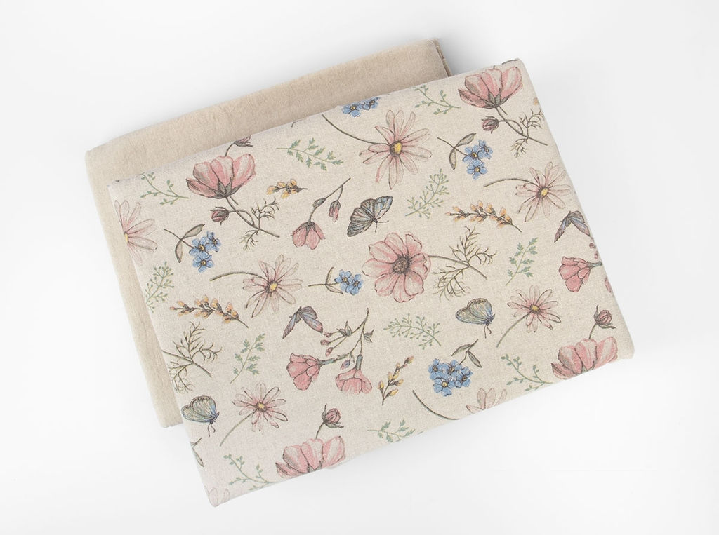 24С185-ШР/у/уп.кор. 215*175 КПБ "Цветочный узор" цв. 1 рис. 197