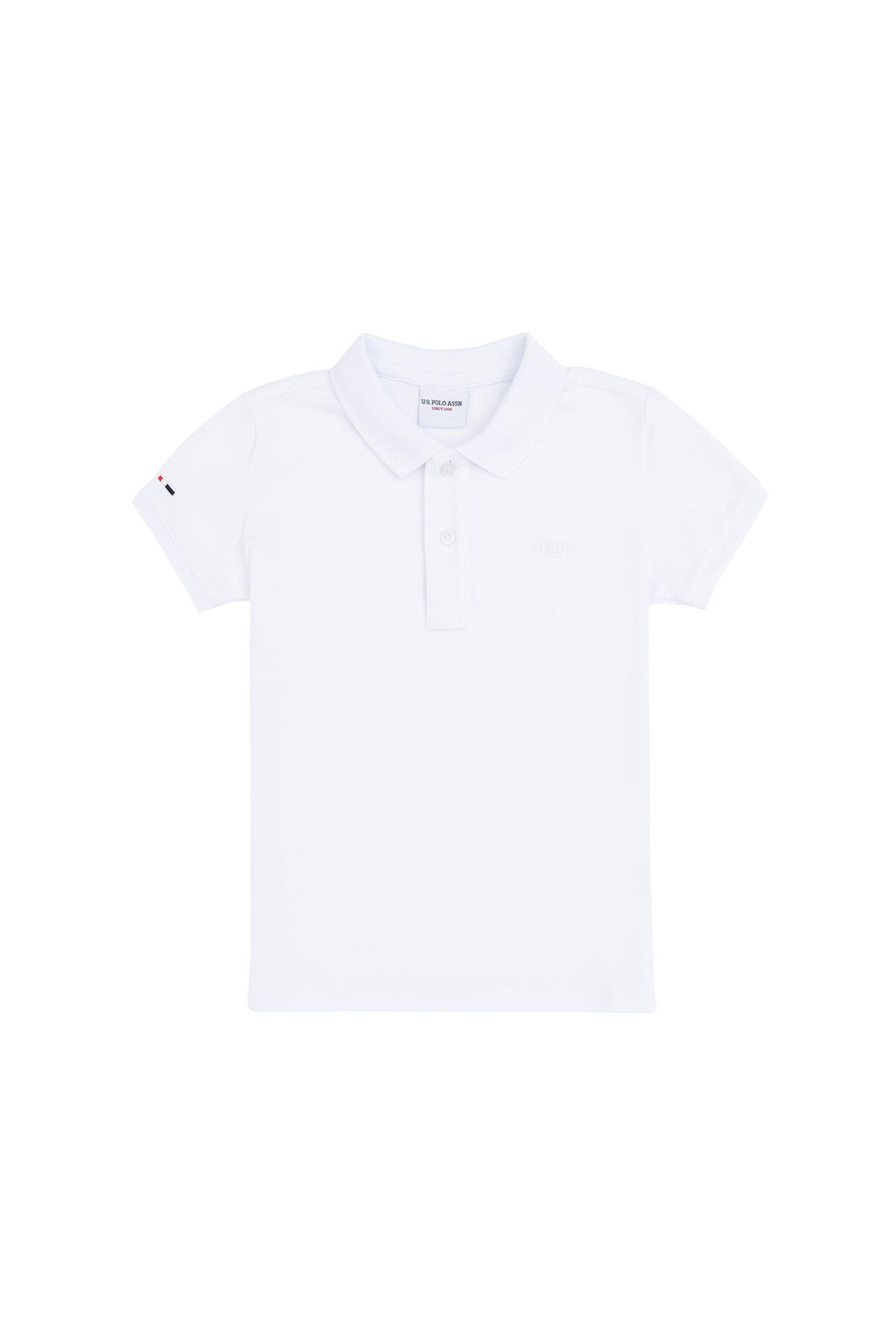 Футболка для мальчиков U.S. Polo Assn. хлопок белая  фото 9