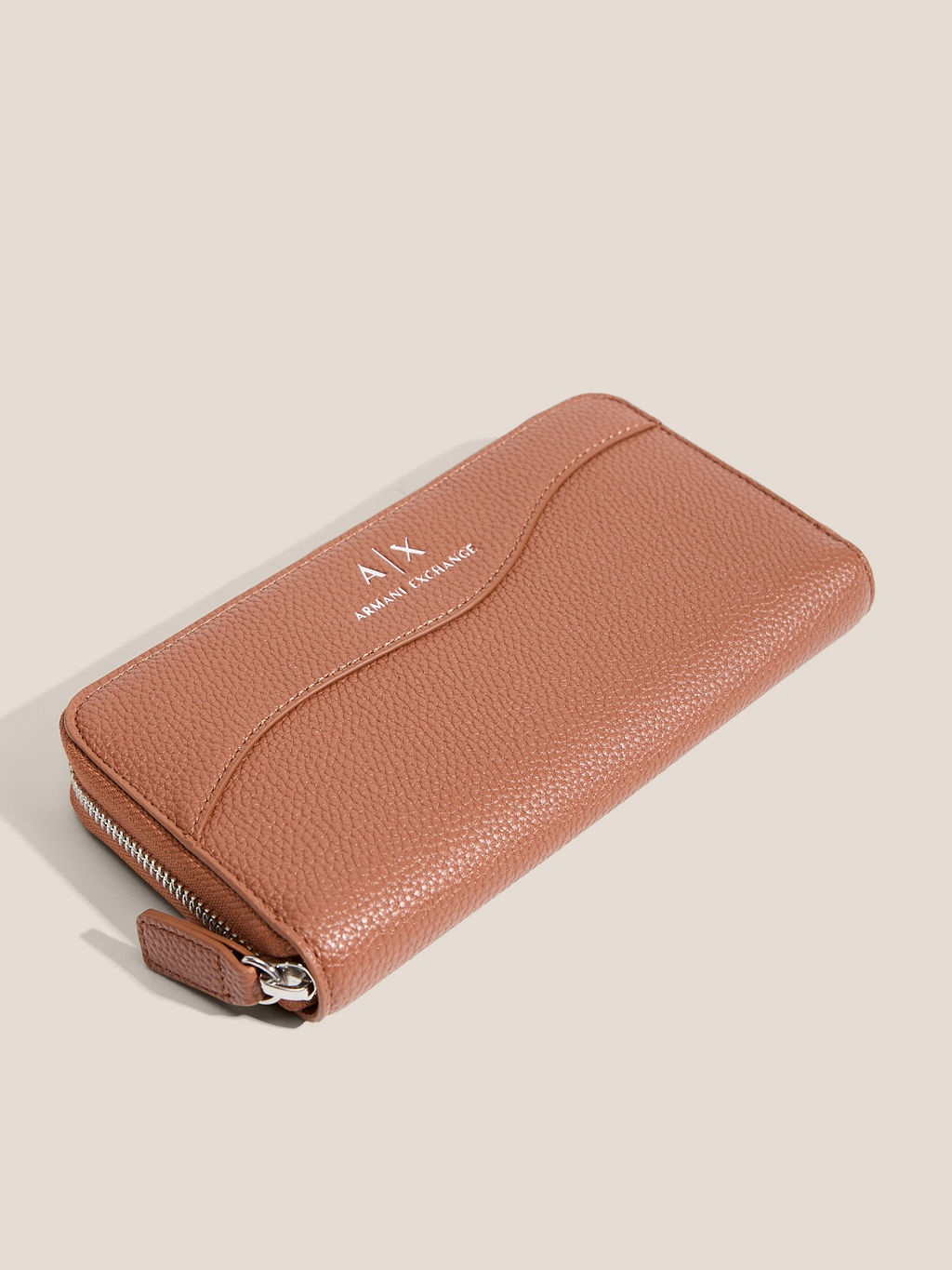 Женский кошелёк ARMANI EXCHANGE ICON Артикул 4363208, светло-коричневый