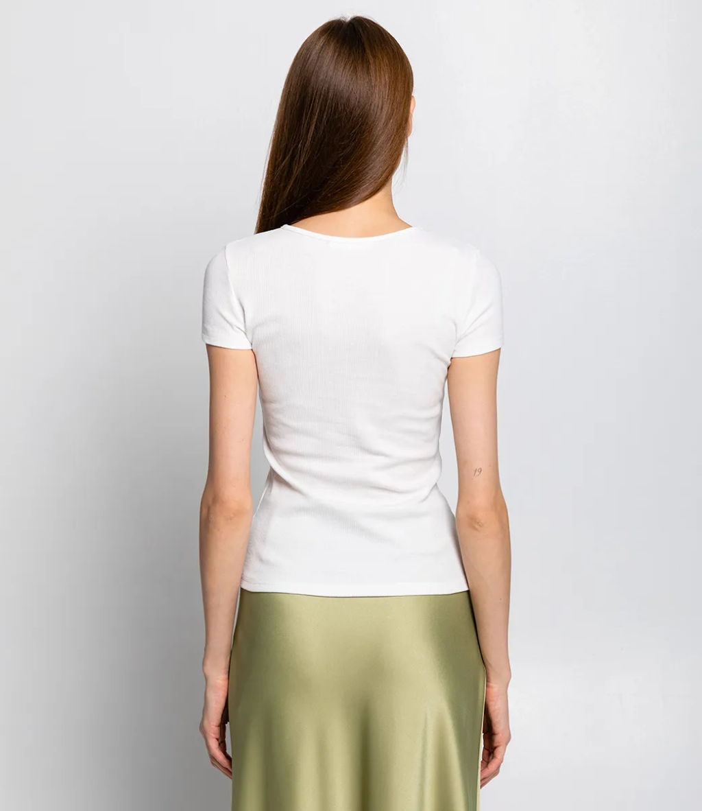 Футболка #КТ2253, белый - Dommod фото 3